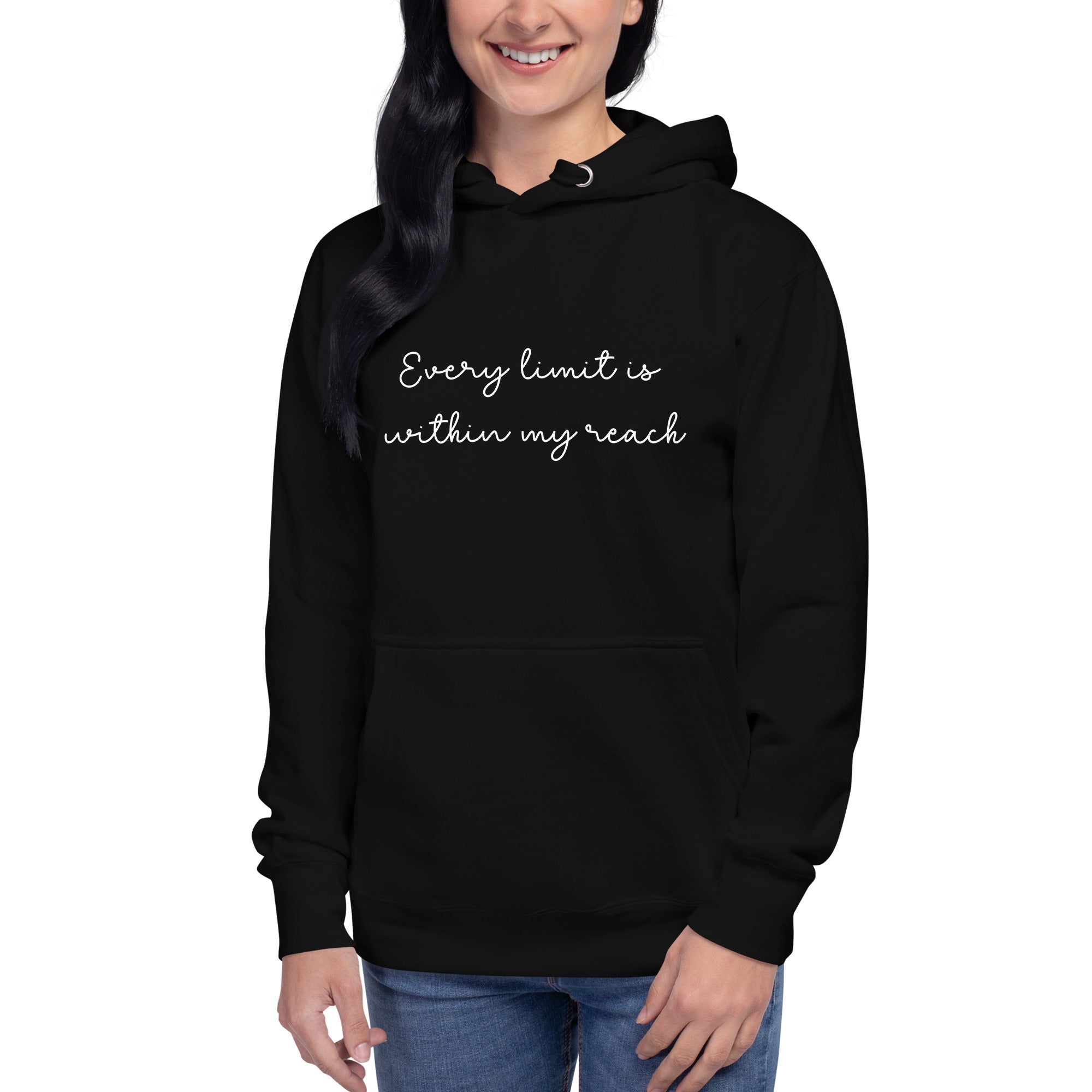 Every Limit Is Within My Reach, Premium Unisex Hoodie | Positive Affirmation Clothing | Hoodie
