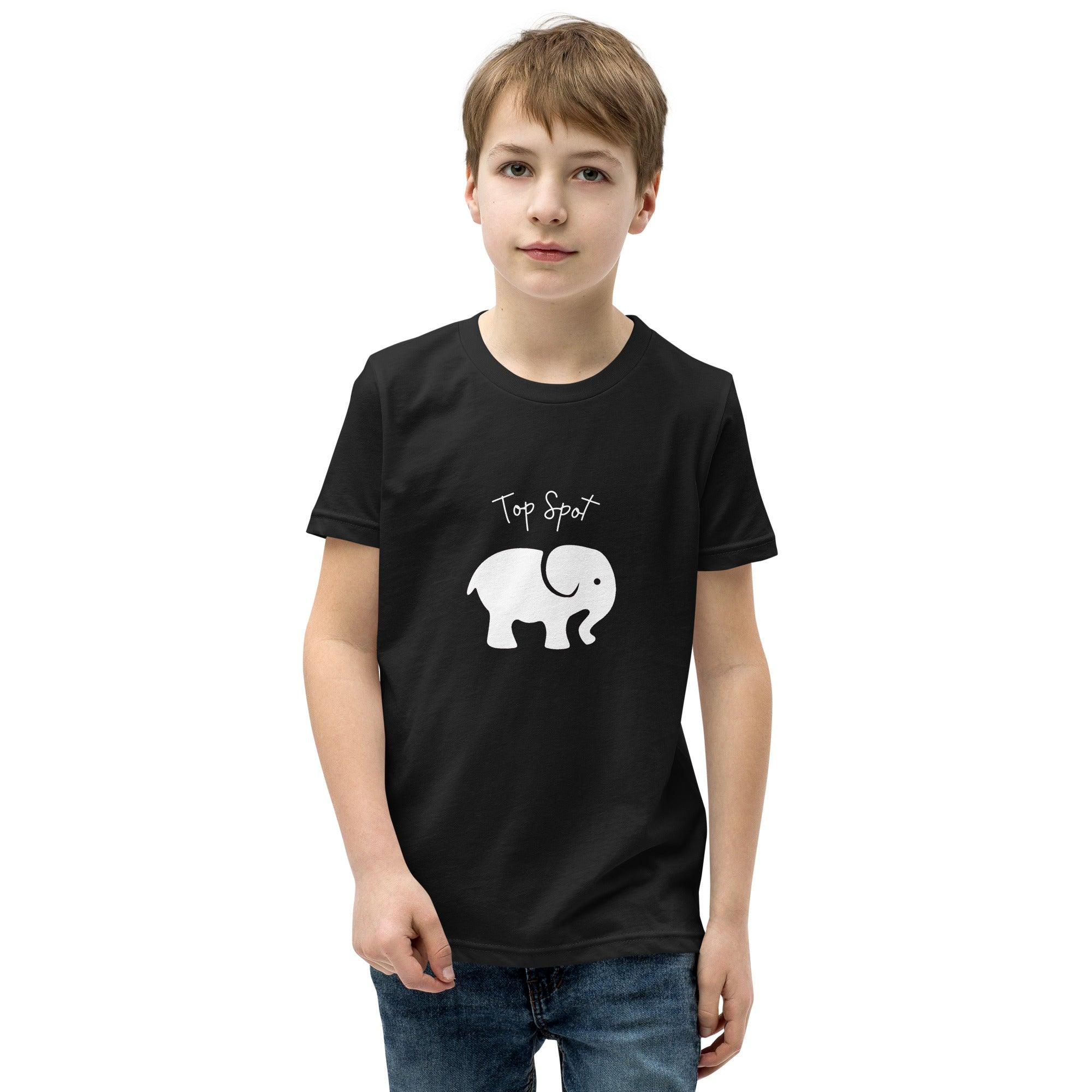 Top Spot Youth Short Sleeve T-Shirt | Positive Affirmation Youth T-Shirt - Affirm Effect