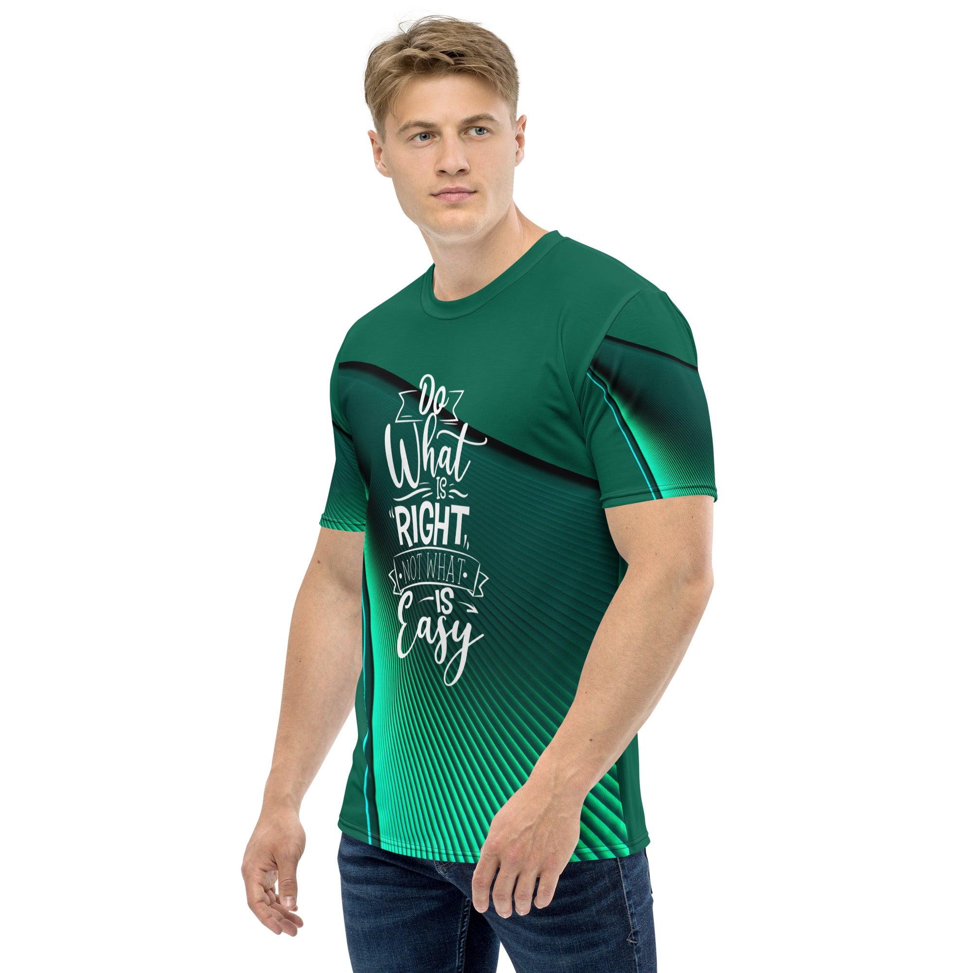 Do What Is Right, Not What is Easy | Premium All Over Men's t-shirt - Affirm Effect