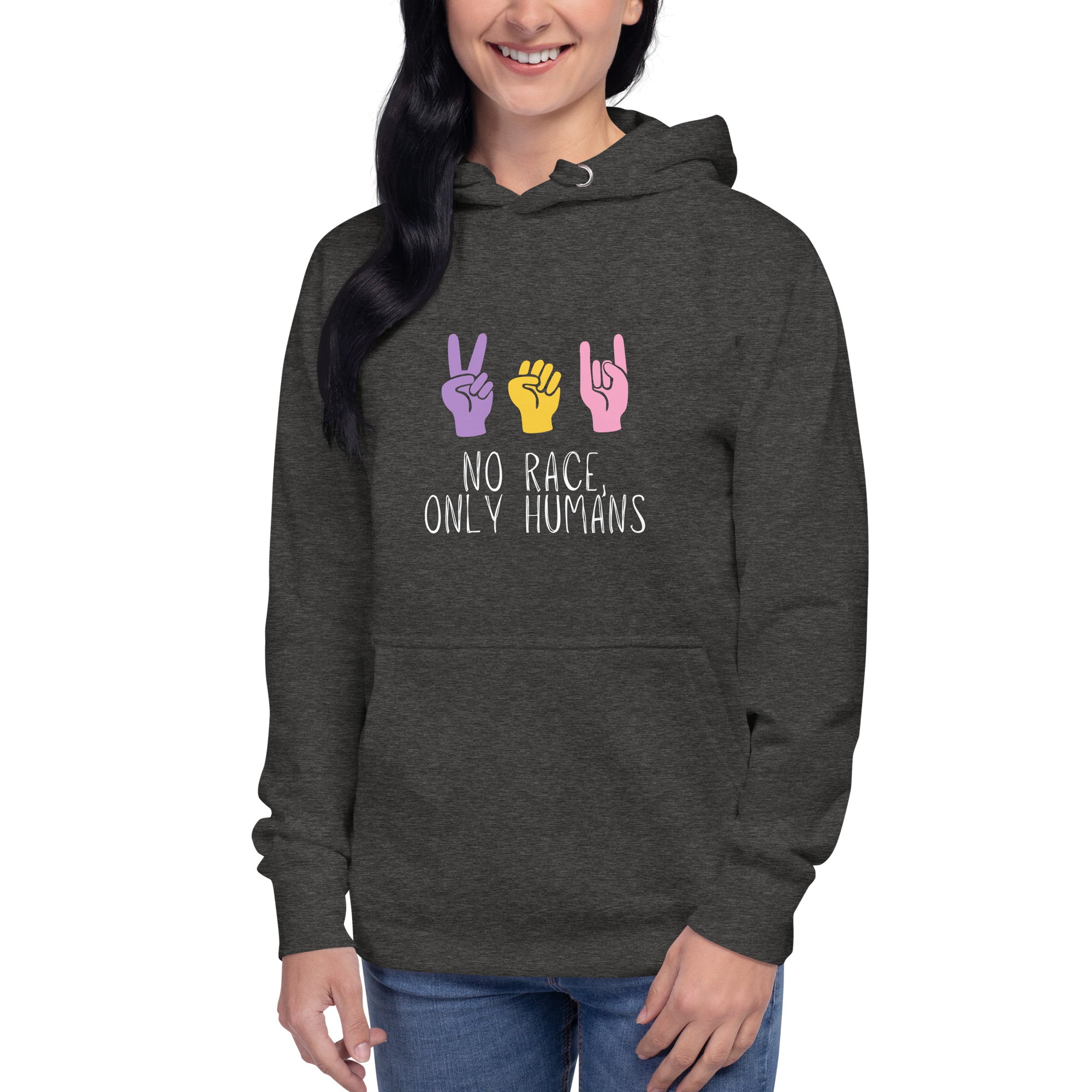 No Race, Only Humans, Unisex Hoodie
