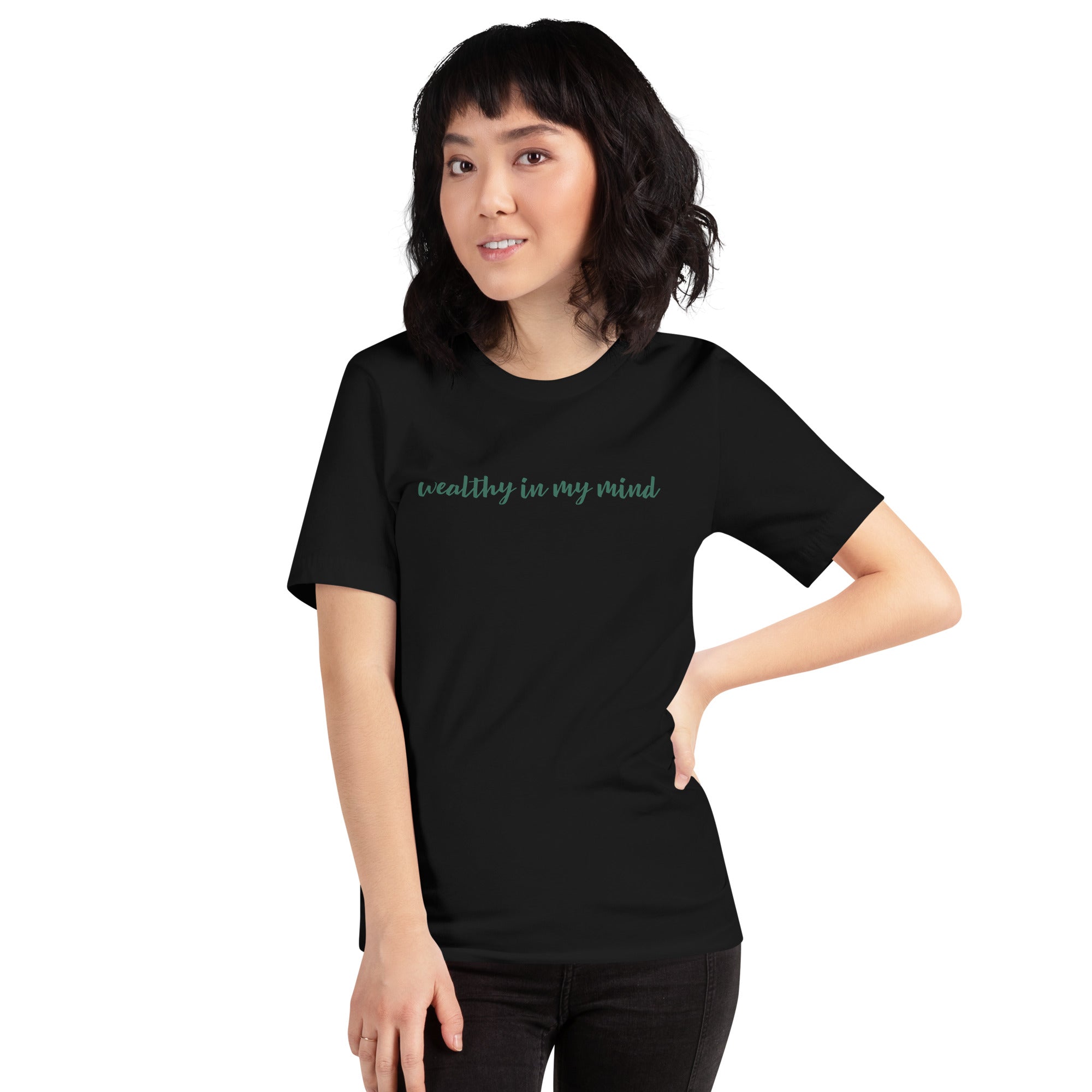 I Am Wealthy, Premium Short-Sleeve Unisex T-Shirt | Positive Affirmation Tee