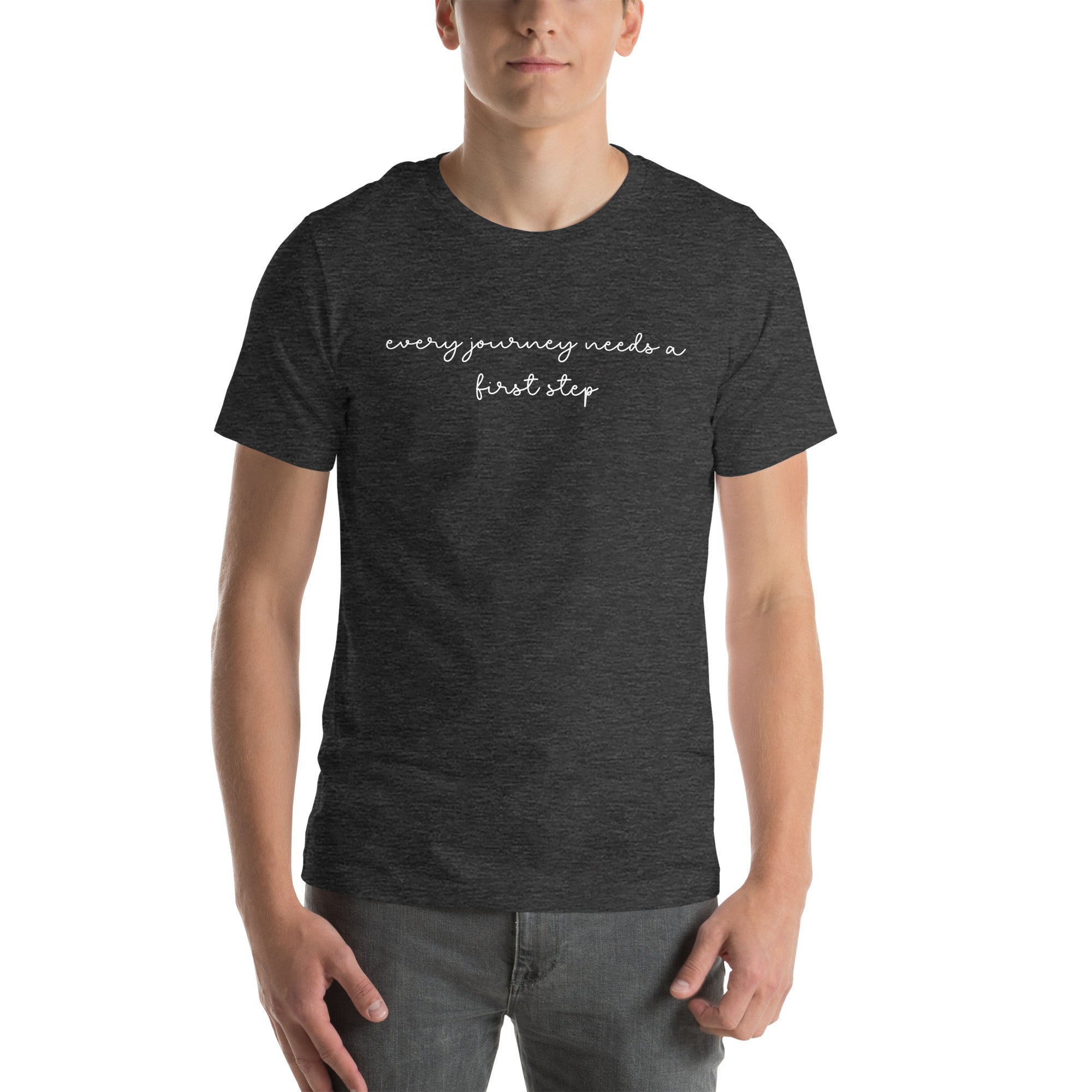 Every Journey Needs The First Step | Premium Unisex t-shirt