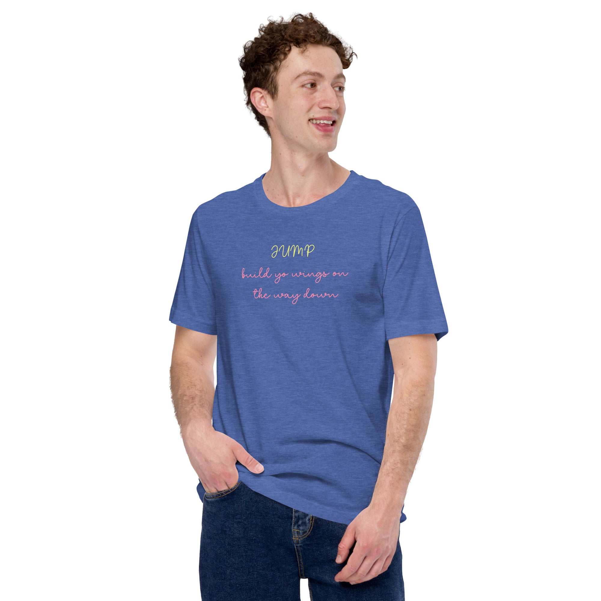 Jump Unisex t-shirt | Positive Affirmation | Workout T-Shirt