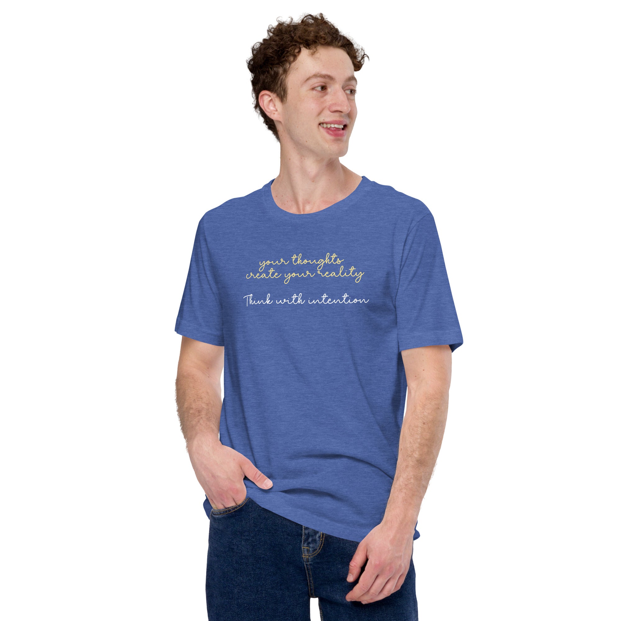 Think With Intention Premium Unisex t-shirt | Positive Affirmation T-Shirt