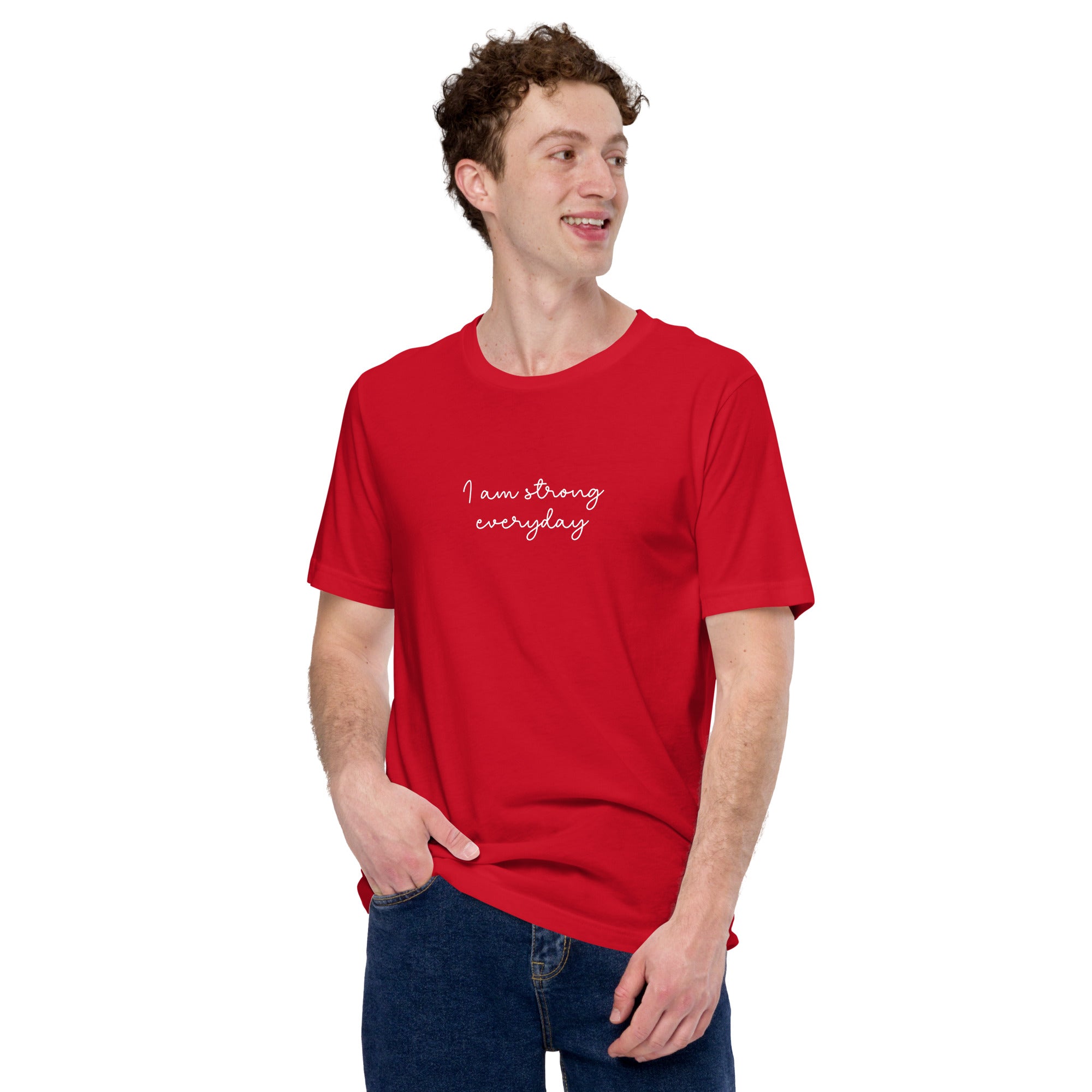 I Am Strong Everyday Short-Sleeve Unisex T-Shirt | Positive Affirmation Tee