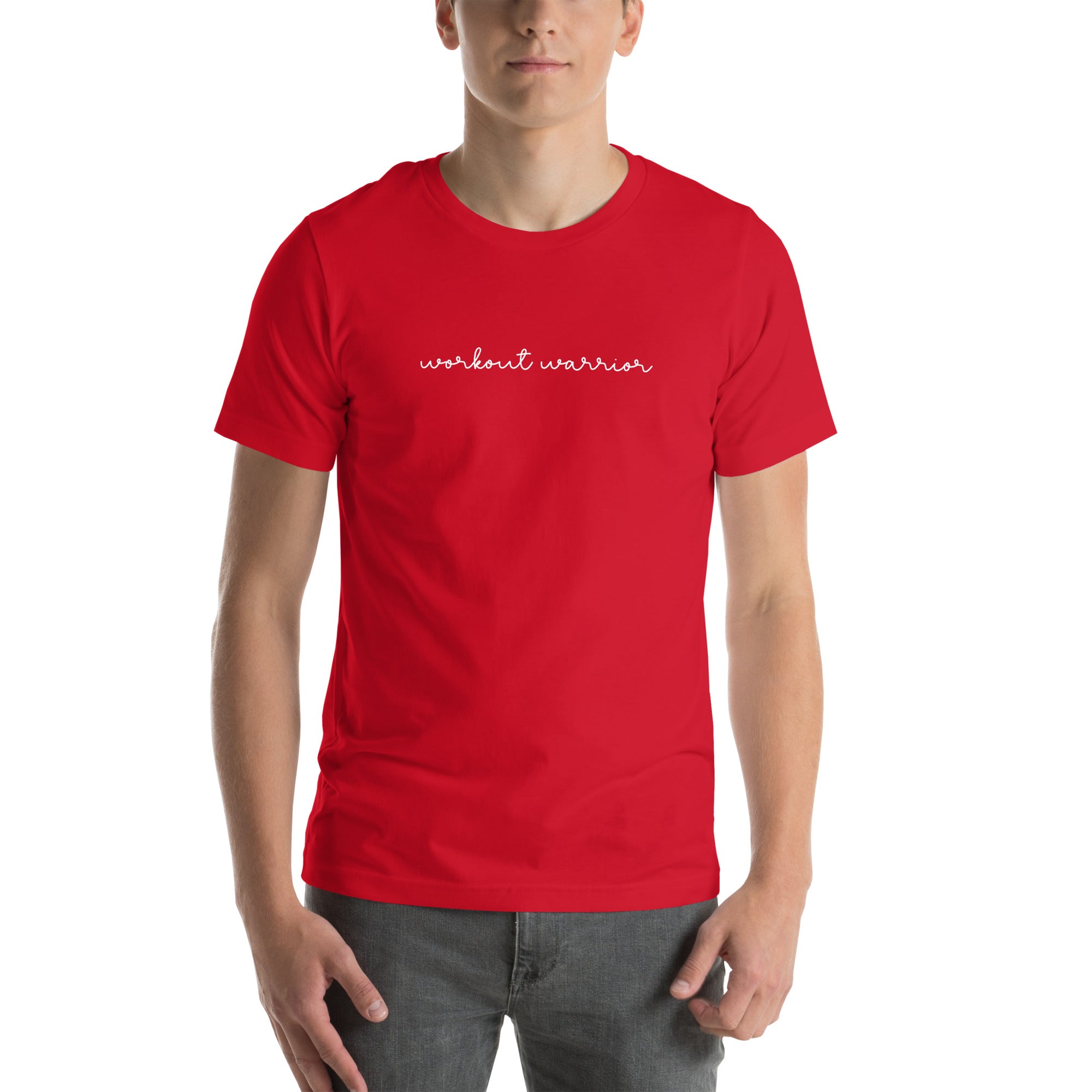 I Am Workout Warrior Premium Short-Sleeve Unisex T-Shirt | Positive Affirmation Tee