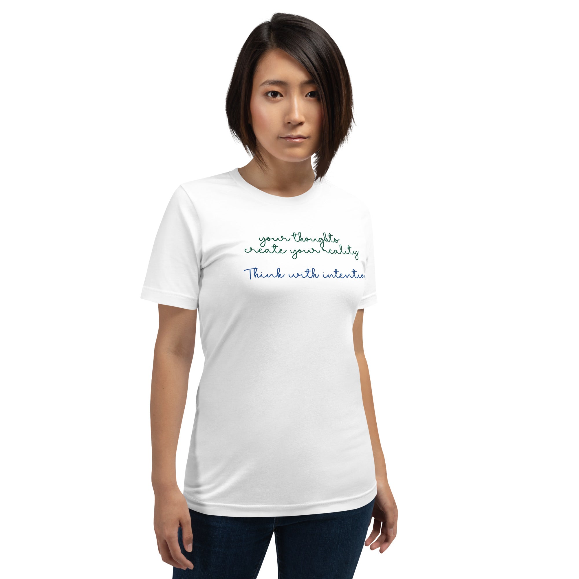 Think With Intention Premium Unisex t-shirt | Positive Affirmation T-Shirt