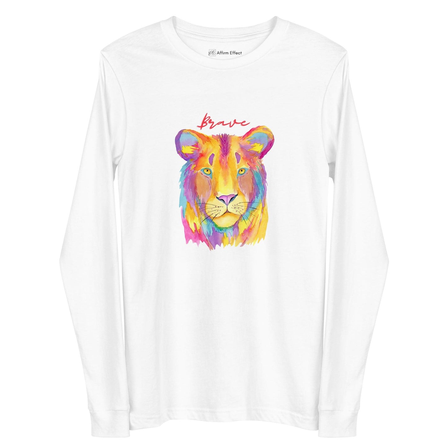Brave Like A Lion Unisex Long Sleeve Tee - Affirm Effect