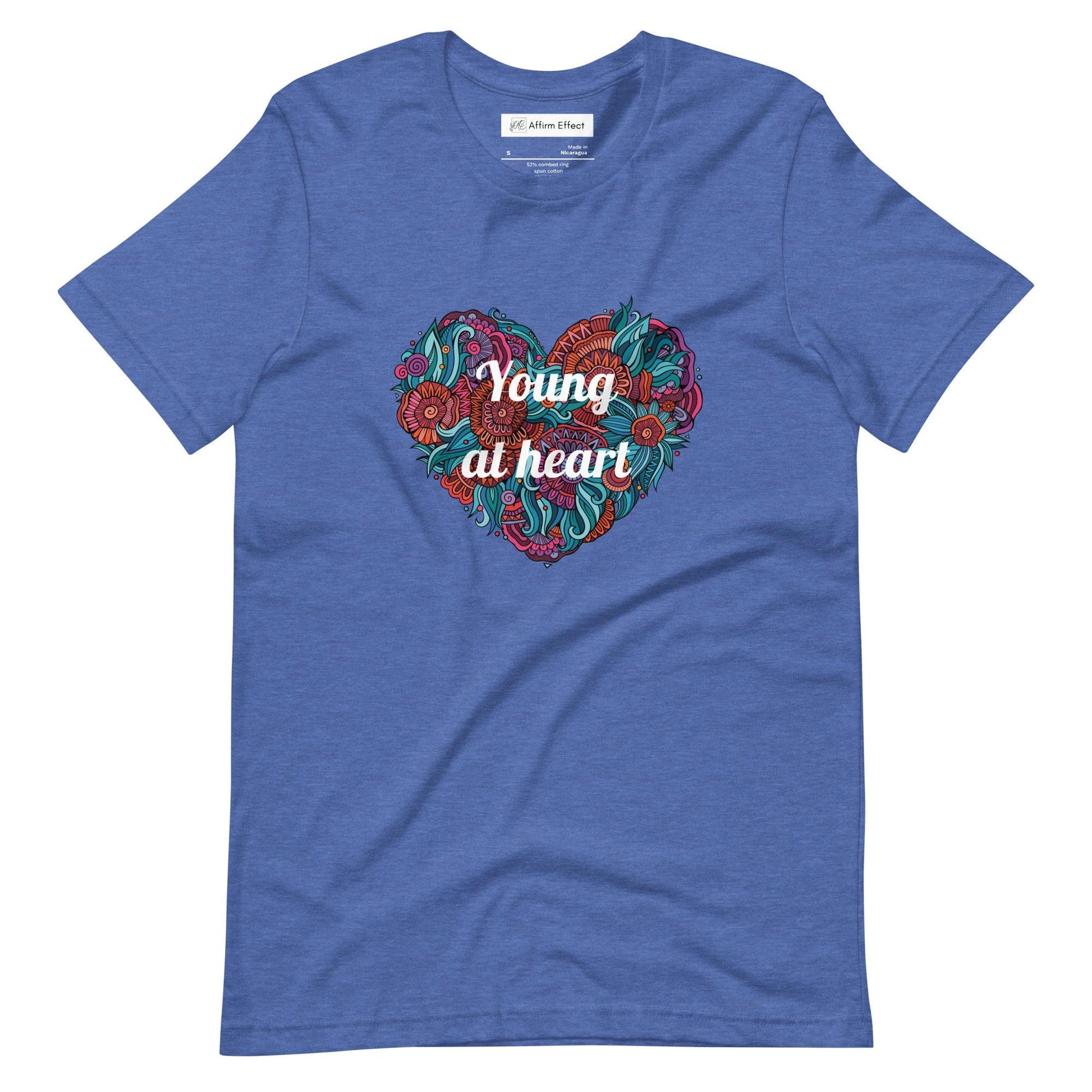 Young At Heart Unisex t-shirt | Premium Positive Affirmation T-Shirt - Affirm Effect