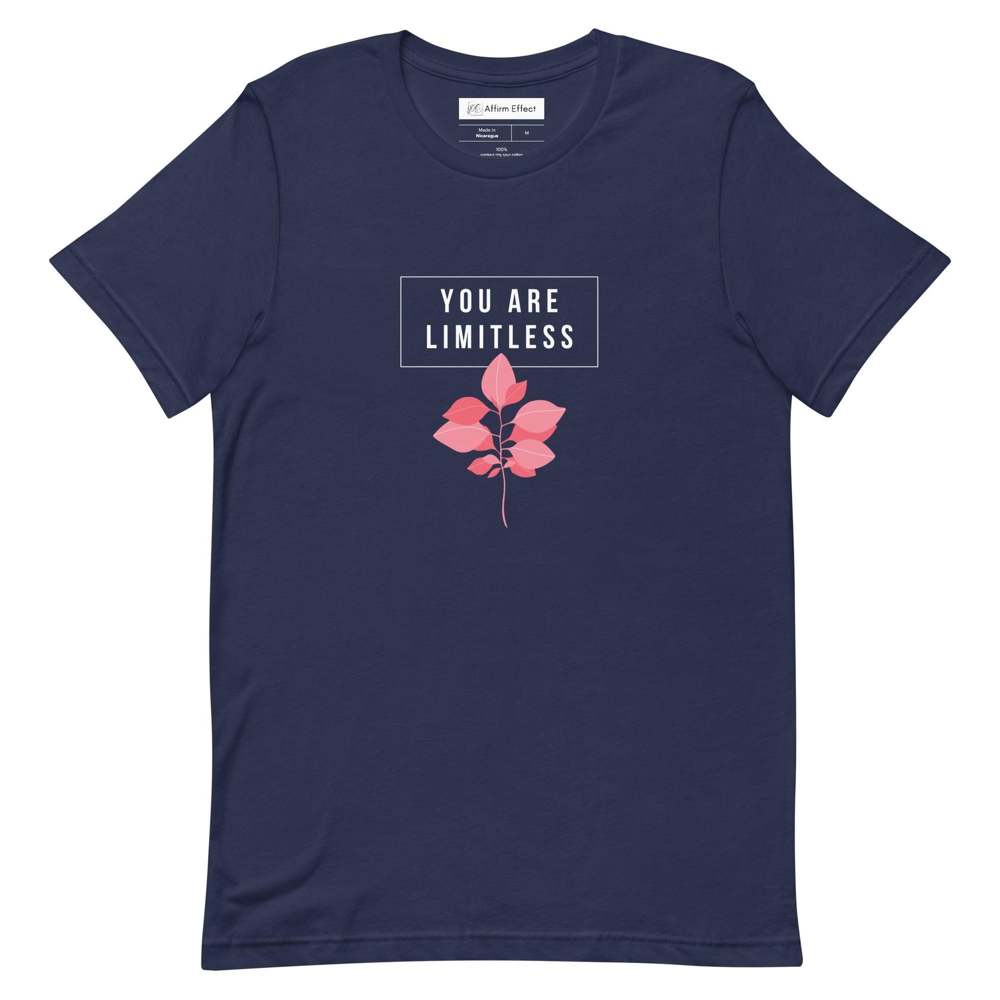 You Are Limitless, Premium Short-Sleeve Unisex T-Shirt | Positive Affirmation Tee - Affirm Effect