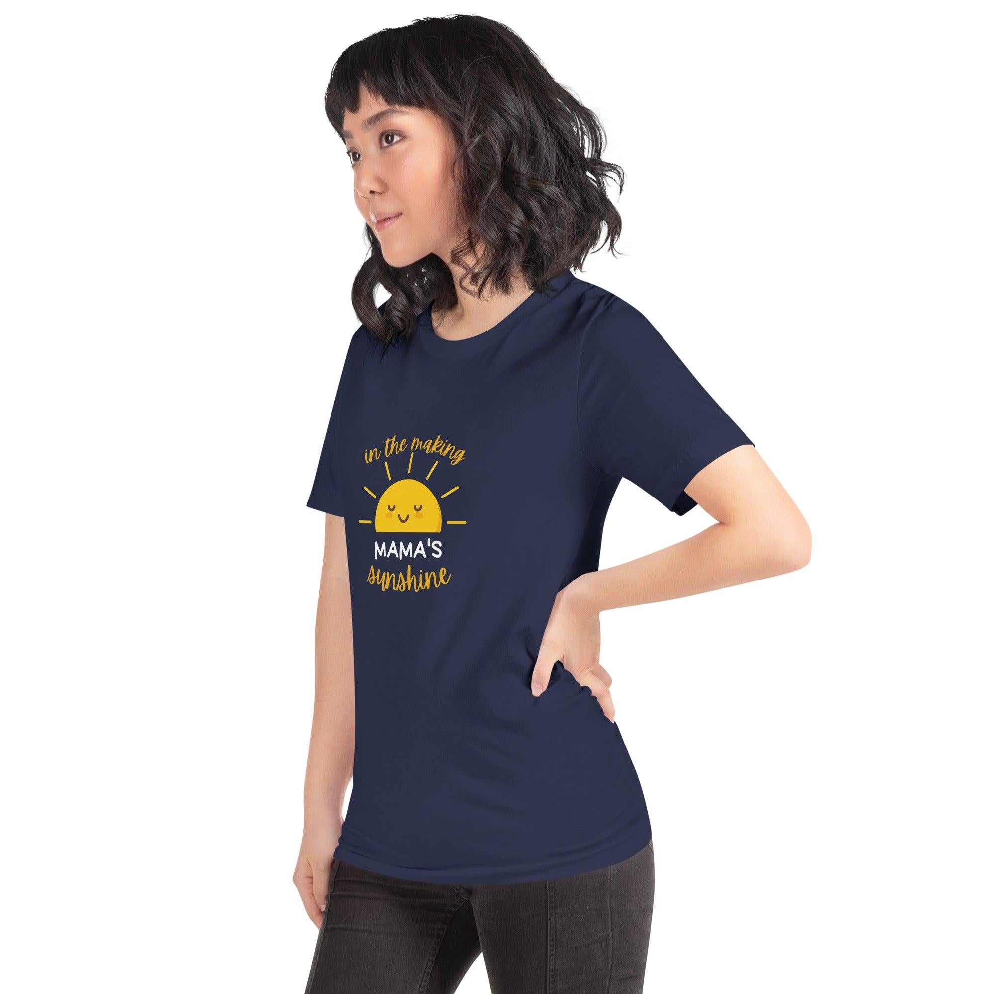 Mama's Sunshine In The Making, Premium Short-Sleeve Women's T-Shirt - Affirm Effect