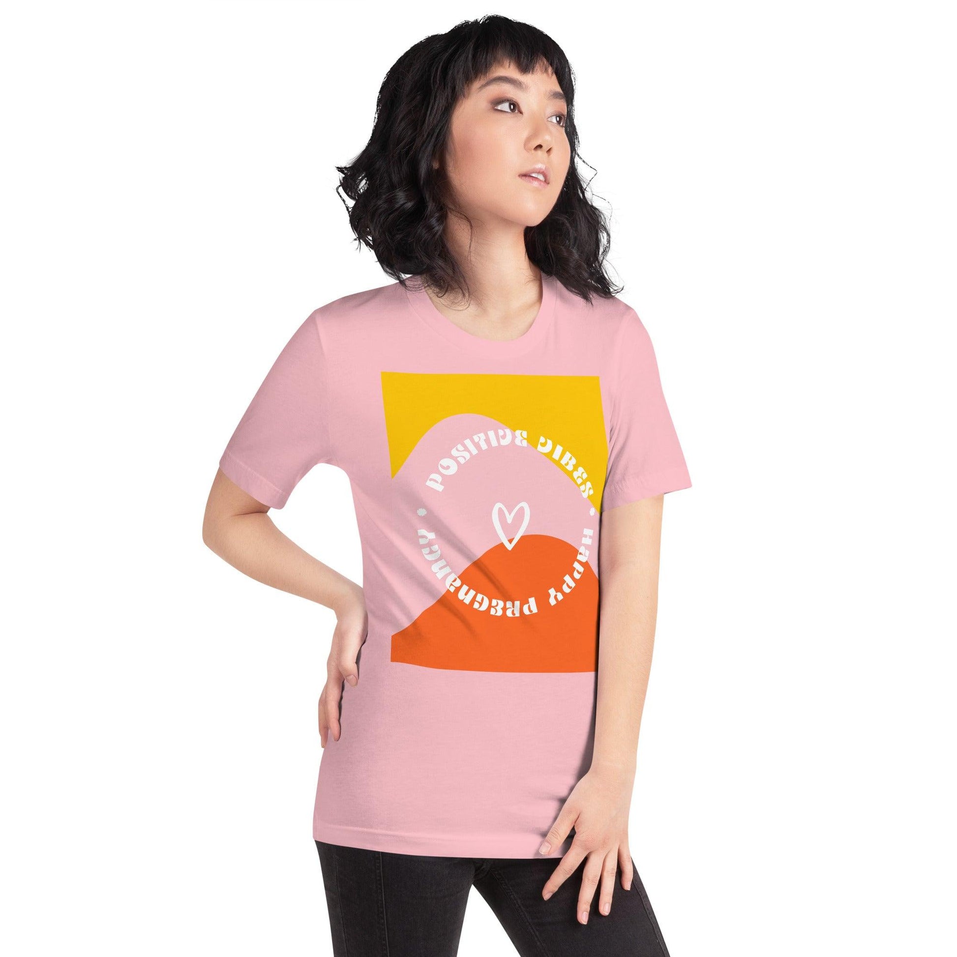 Happy Pregnancy Premium Short-Sleeve Women's T-Shirt - Affirm Effect