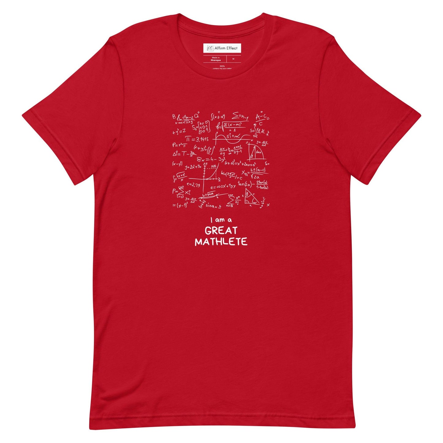 I Am A Great Mathlete, Premium Short-Sleeve Unisex T-Shirt | Positive Affirmation Tee - Affirm Effect