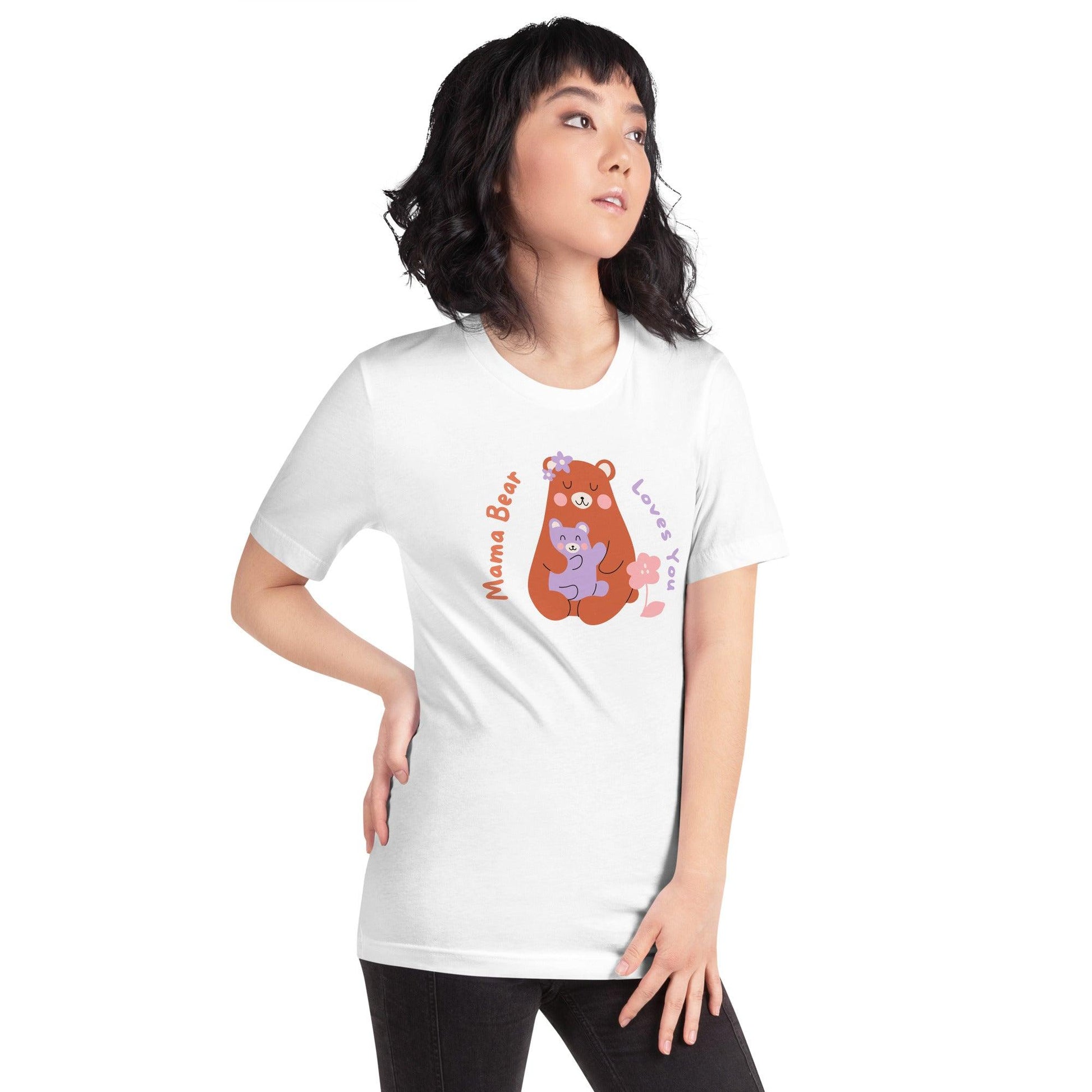 Mama Bear Loves You Short-Sleeve Unisex T-Shirt - Affirm Effect